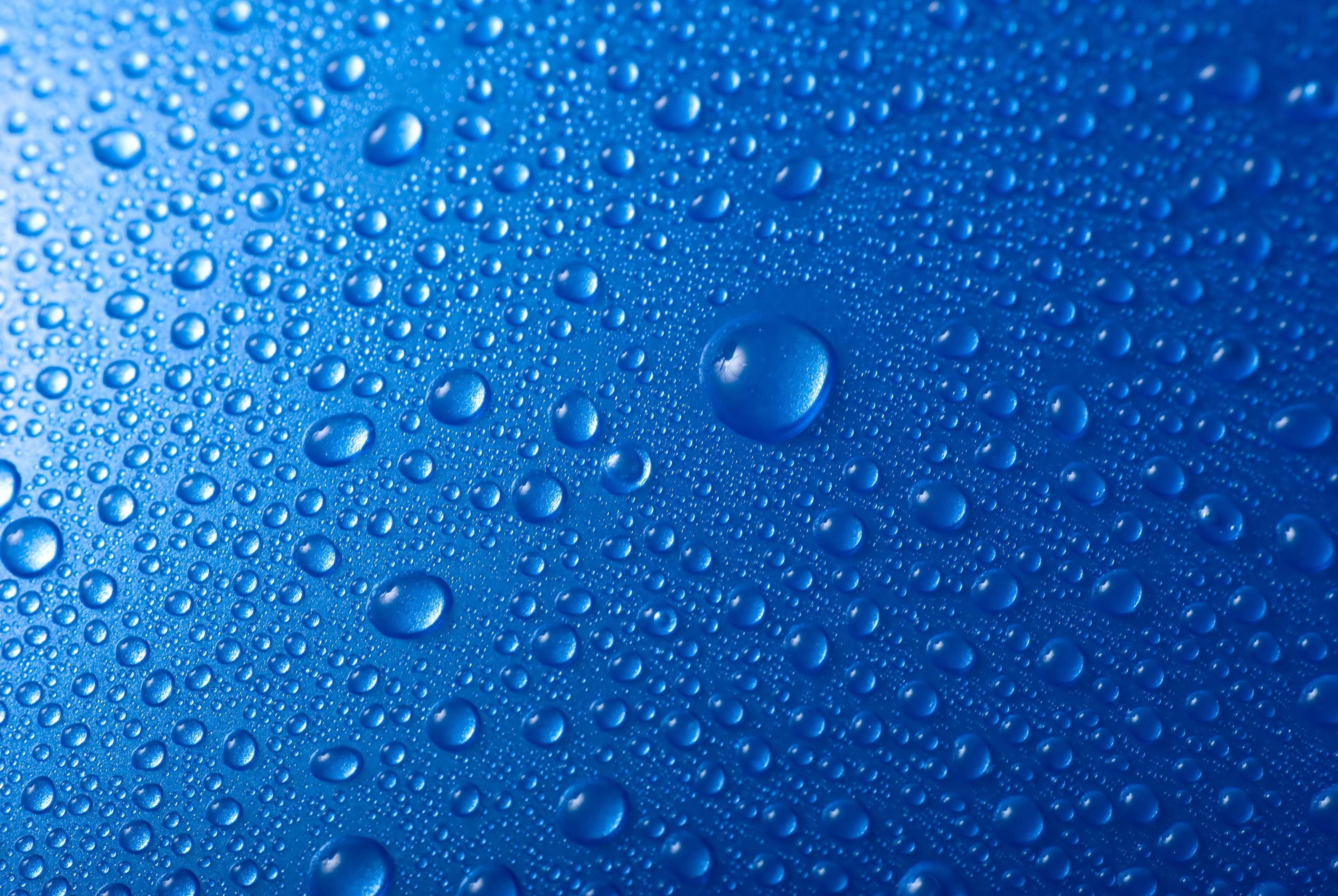 3 cool water drops hd wallpaper,blue,water,drop,azure,electric blue