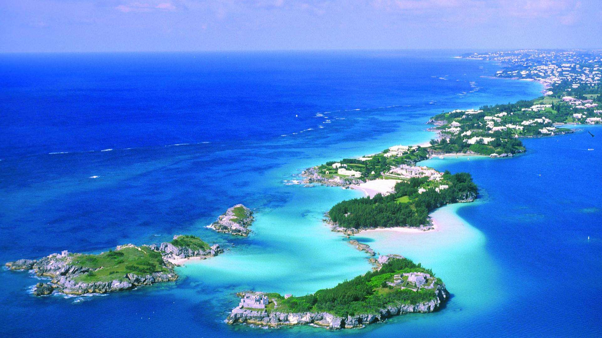 fondo de pantalla de bermudas,paisaje natural,archipiélago,isla,isleta,mar