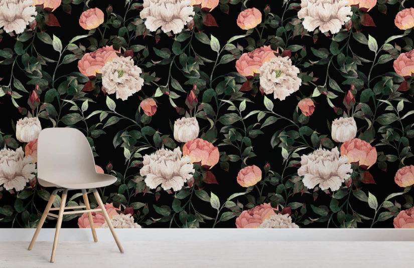 dark vintage wallpaper,flower,flowering plant,plant,garden roses,floribunda