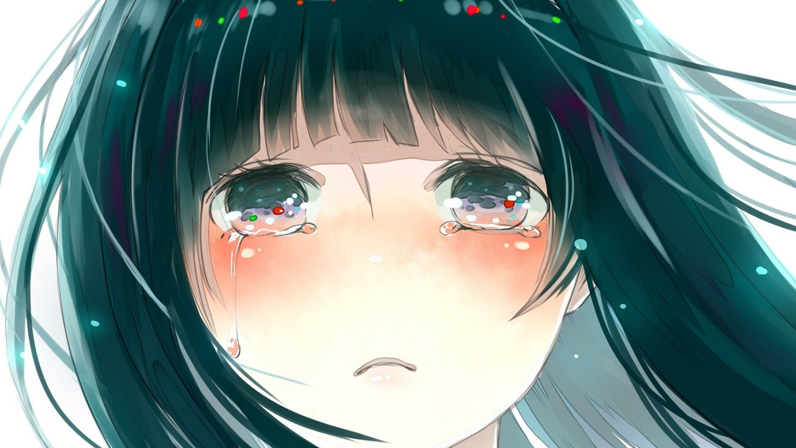 crying girl wallpaper,hair,face,cartoon,anime,hairstyle