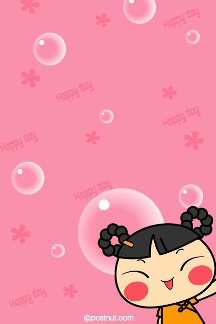 teen handy wallpaper,rosa,karikatur,illustration,herz,muster