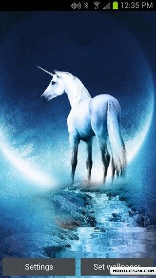s3 live wallpaper,unicorn,fictional character,mythical creature,sky,horse