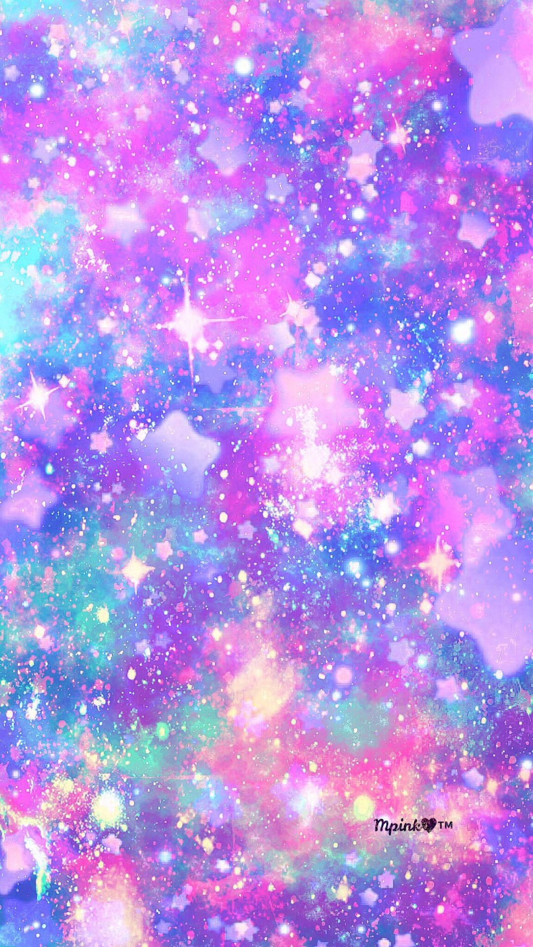 銀河キラキラ壁紙 紫の きらめき 青い バイオレット 星雲 Wallpaperuse