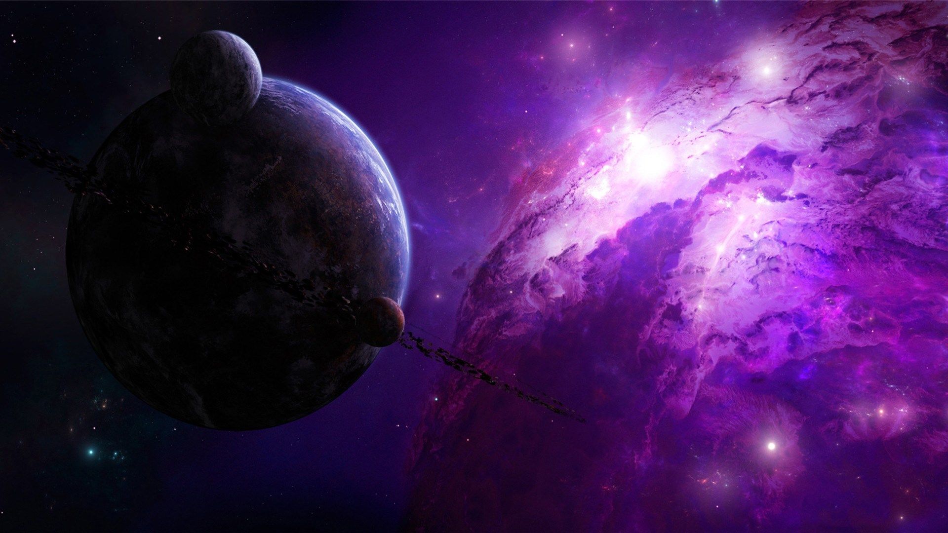 hermoso fondo de pantalla galaxia,violeta,espacio exterior,púrpura,objeto astronómico,universo