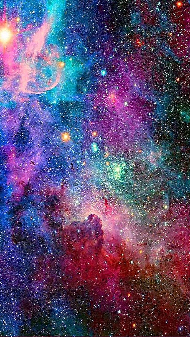 colorful galaxy wallpaper,nebula,galaxy,astronomical object,purple,outer space