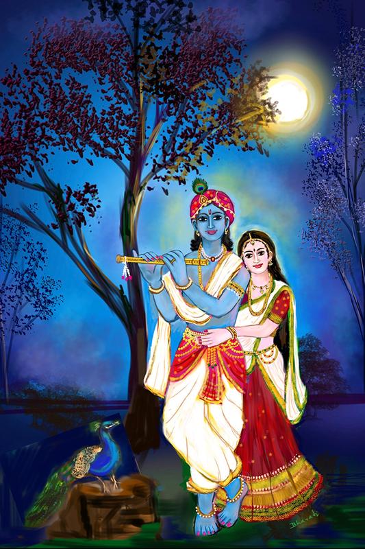 kanha hd wallpaper,gemälde,kunst,mythologie,illustration,erfundener charakter