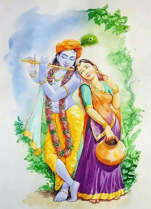 kanha hd fond d'écran,la peinture,art,illustration,peinture aquarelle,mythologie