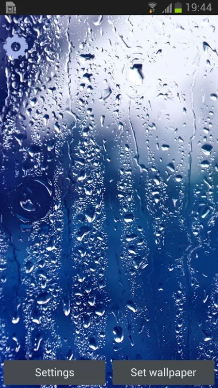giornata di pioggia live wallpaper,acqua,blu,far cadere,umidità,rugiada