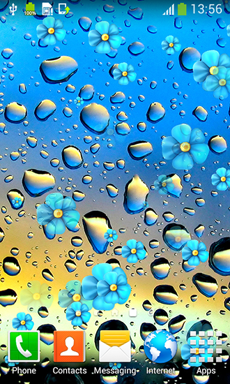 rainy day live wallpaper,blue,drop,water,rain,pattern