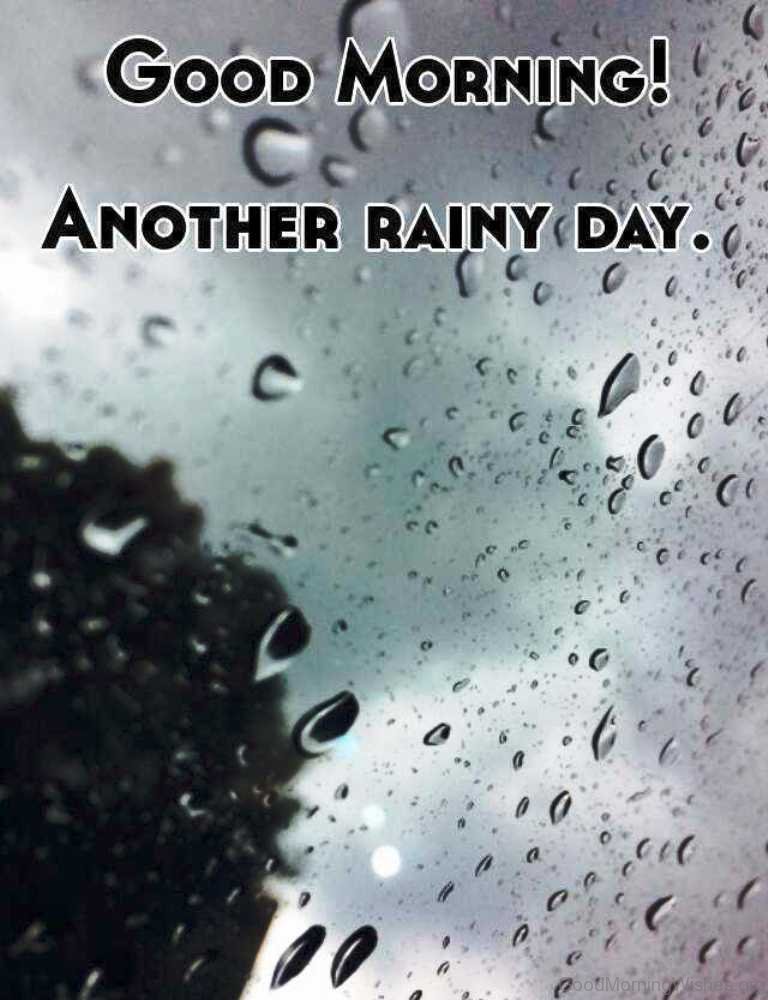 lluvioso buenos días fondos de pantalla,texto,agua,lluvia,fuente,cielo