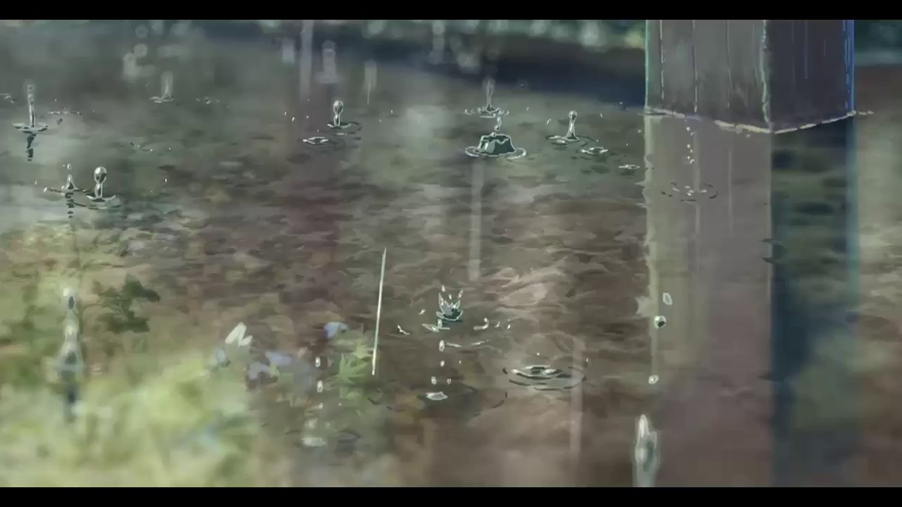 anime rain wallpaper,nature,water,wildlife,water resources,organism