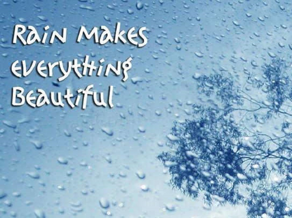 happy rainy day wallpaper,water,text,font,sky