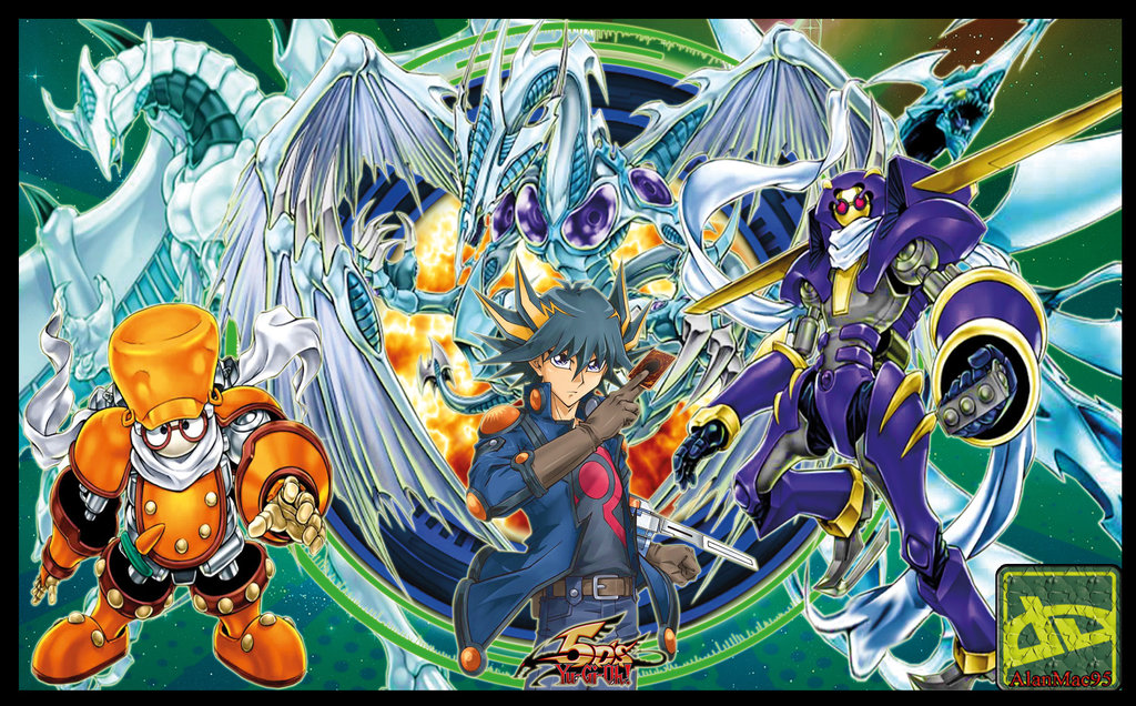 sfondo di yugioh 5ds,cartone animato,eroe,anime,giochi,finzione