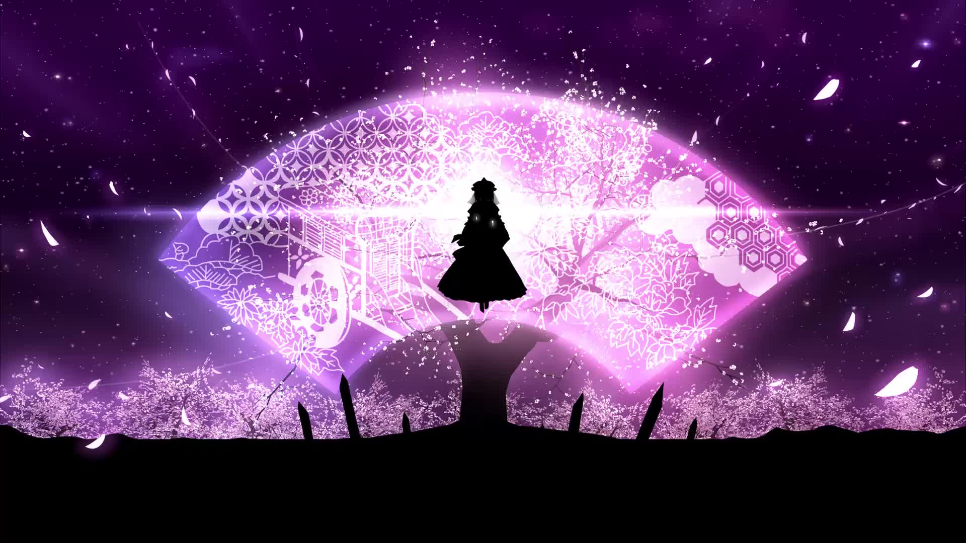 touhou fond d'écran en direct,violet,violet,lumière,ciel,conception graphique