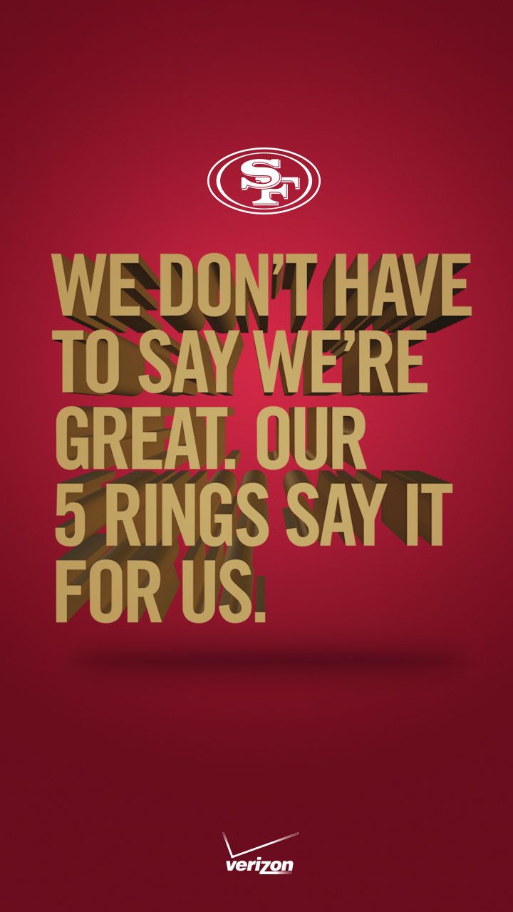 49ers phone wallpaper,text,font,red,poster,t shirt