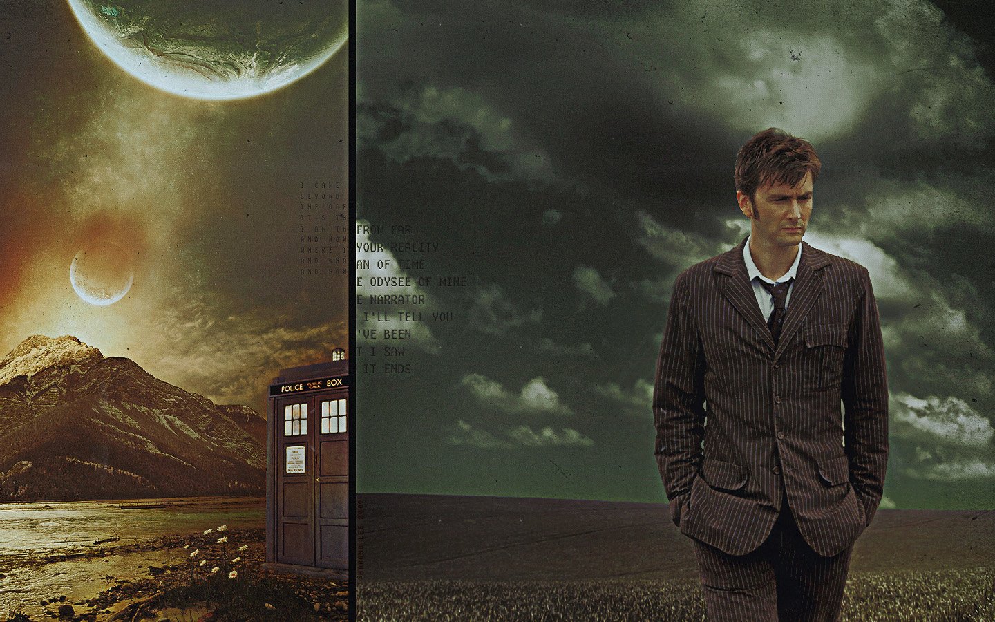 10th doctor wallpaper,sky,digital compositing,astronomical object,atmosphere,space