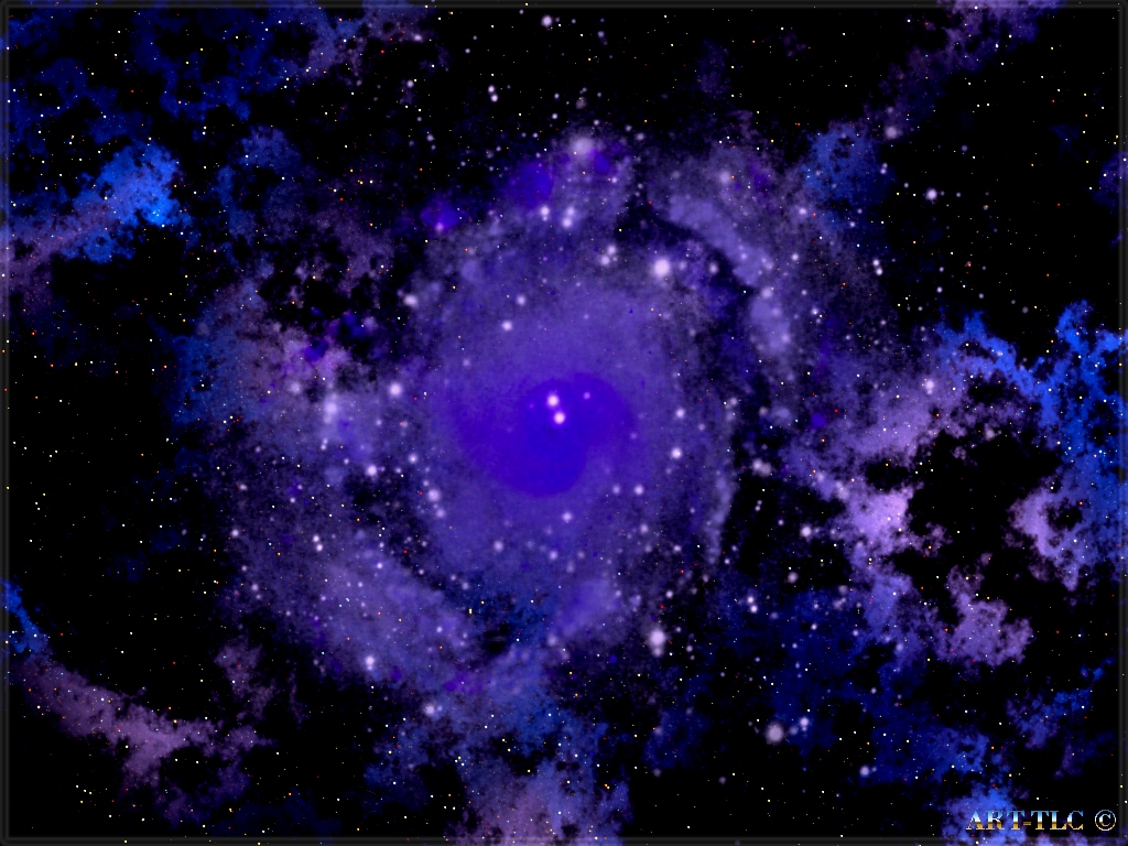 アストラル壁紙,バイオレット,紫の,空,天体,銀河