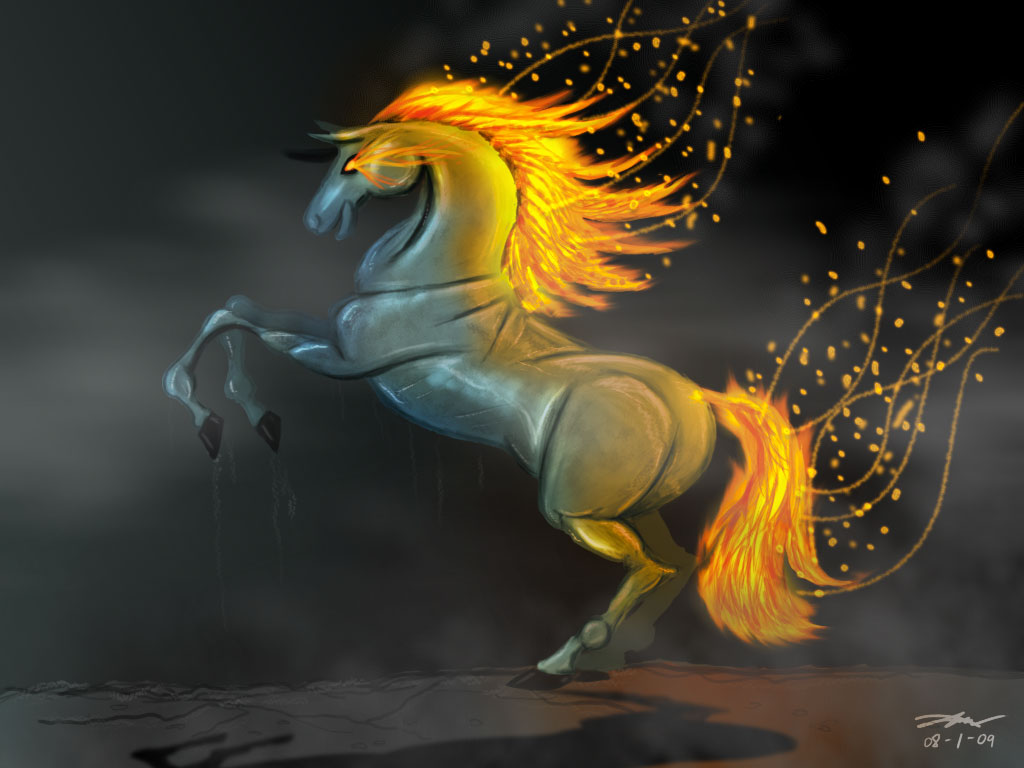 3d horse wallpaper,mythology,cg artwork,fictional character,organism,mythical creature