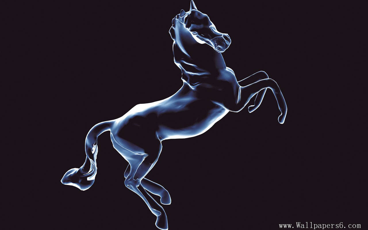 3d horse wallpaper,horse,stallion,jumping,fictional character,drawing