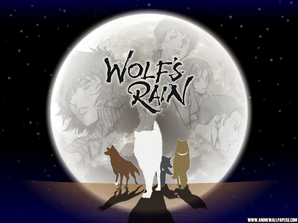 wolf's rain wallpaper,moonlight,full moon,illustration,graphic design,moon