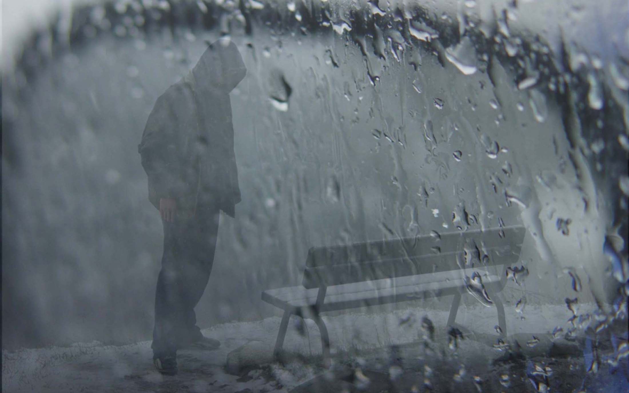 fond d'écran de pluie triste,photographier,photographie monochrome,pluie,noir et blanc,l'eau