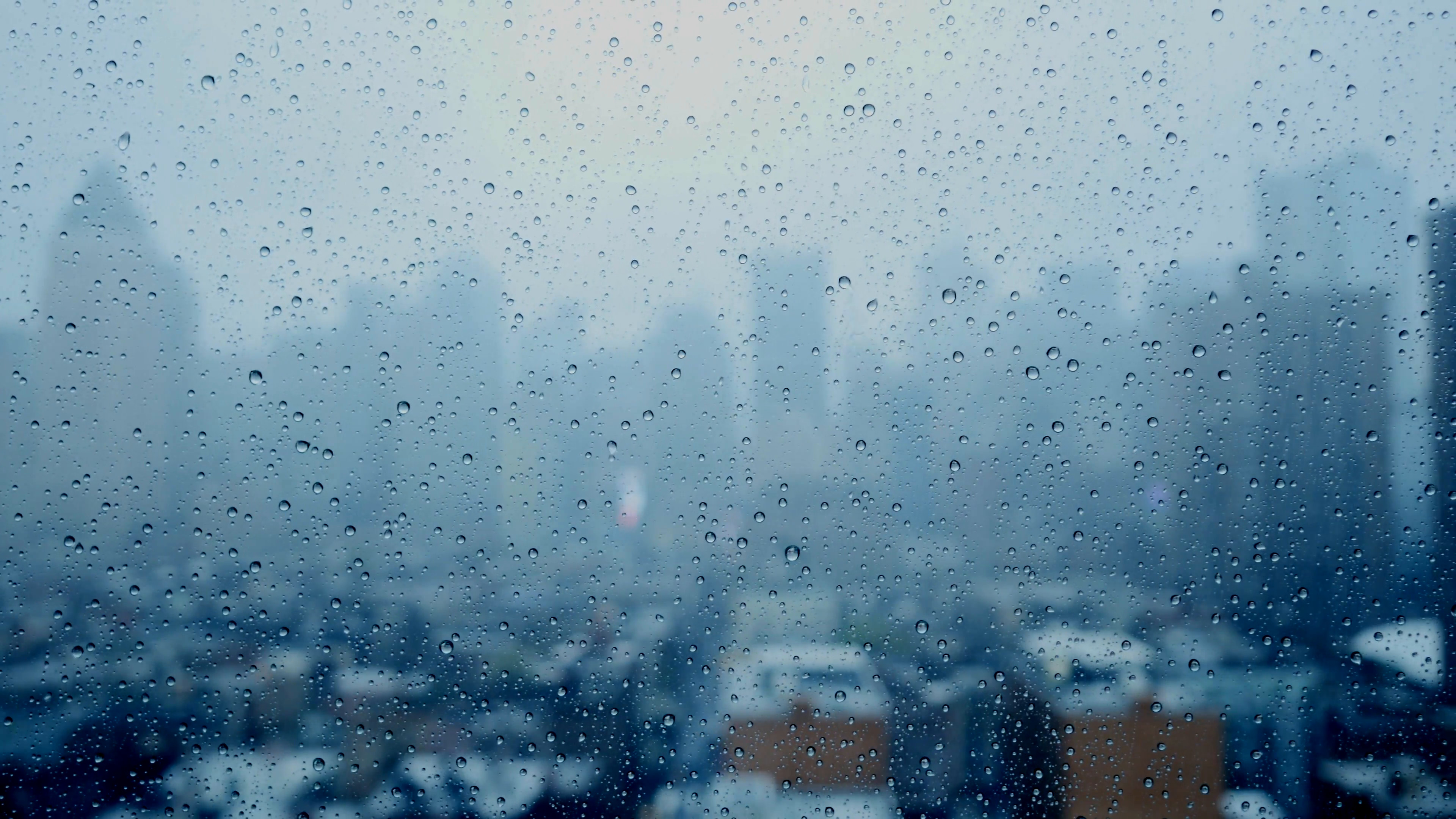 雨のウィンドウの壁紙,青い,水,空,霧雨,雨