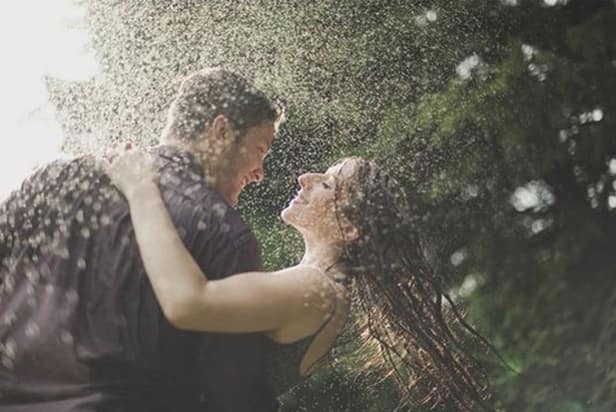 rainy wallpaper with couple,water,romance,photography,tree,rain