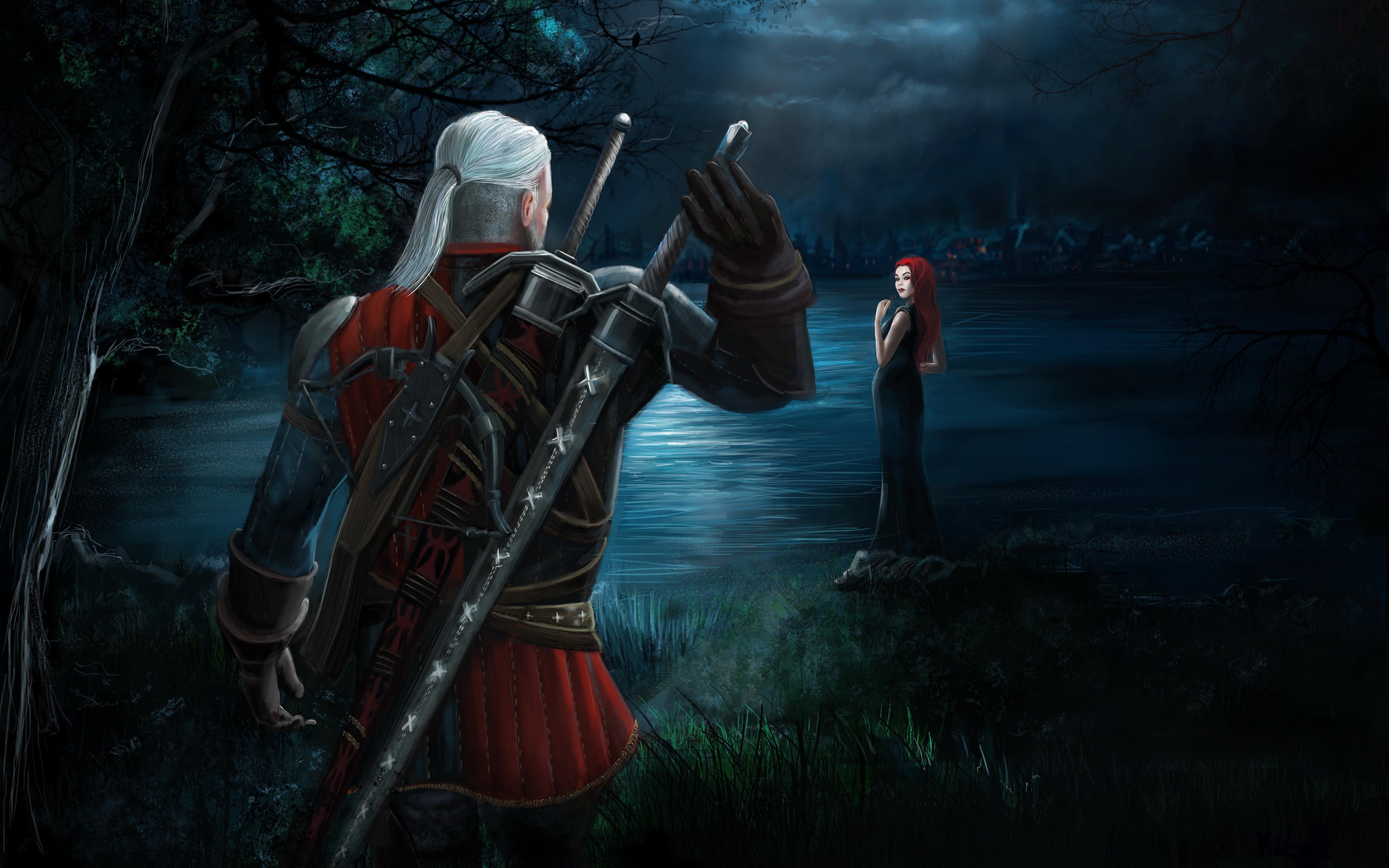 witcher 3 fond d'écran animé,jeu d'aventure d'action,ténèbres,oeuvre de cg,jeu pc,capture d'écran