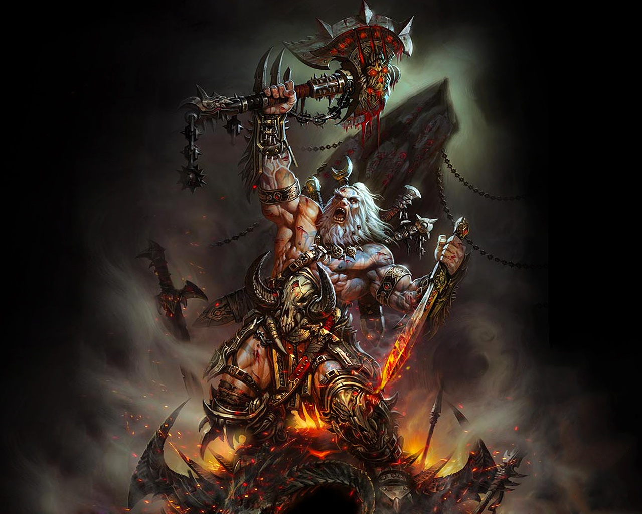 3hd wallpaper,cg artwork,demon,action adventure game,darkness,pc game