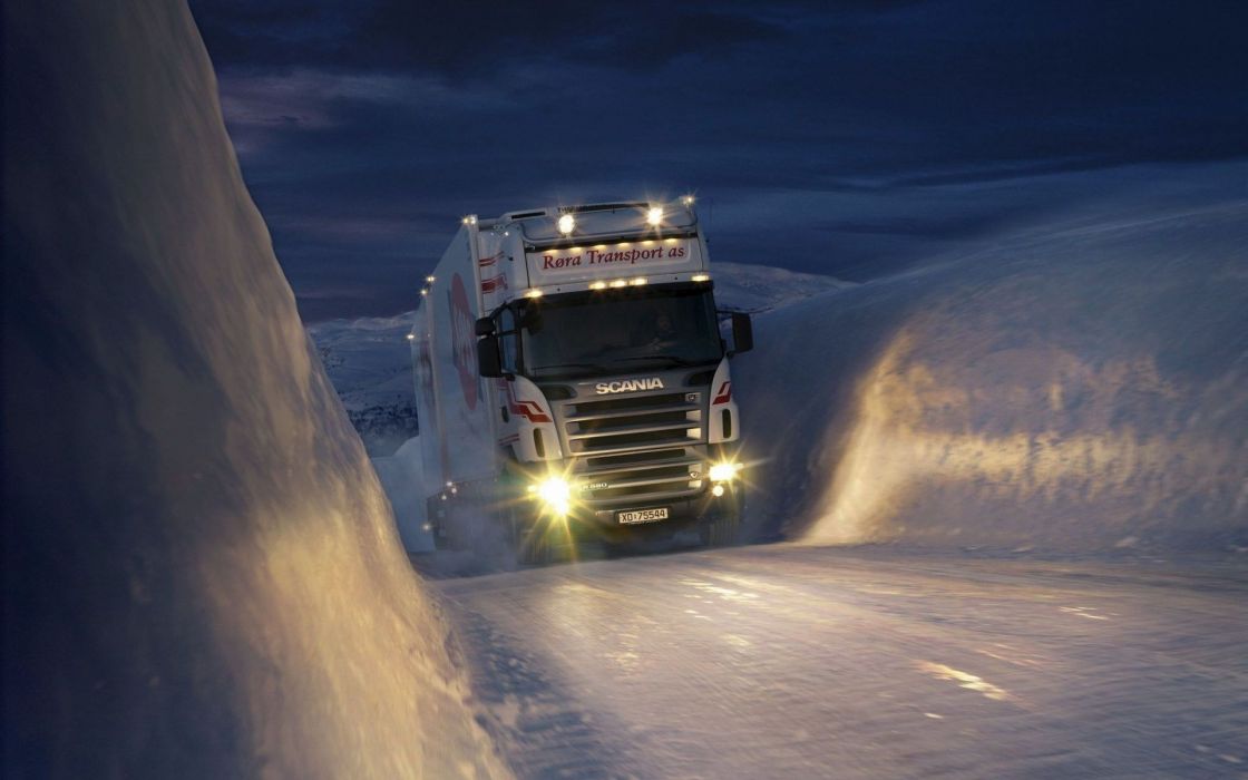 trailer wallpaper,schnee,fahrzeug,nutzfahrzeug,lastwagen,winter