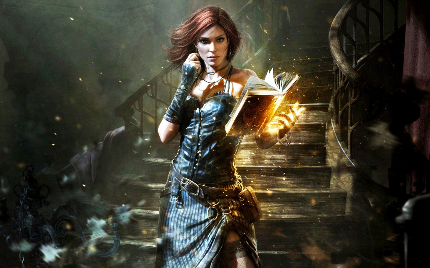 triss wallpaper,cg artwork,movie,digital compositing,fictional character,photography