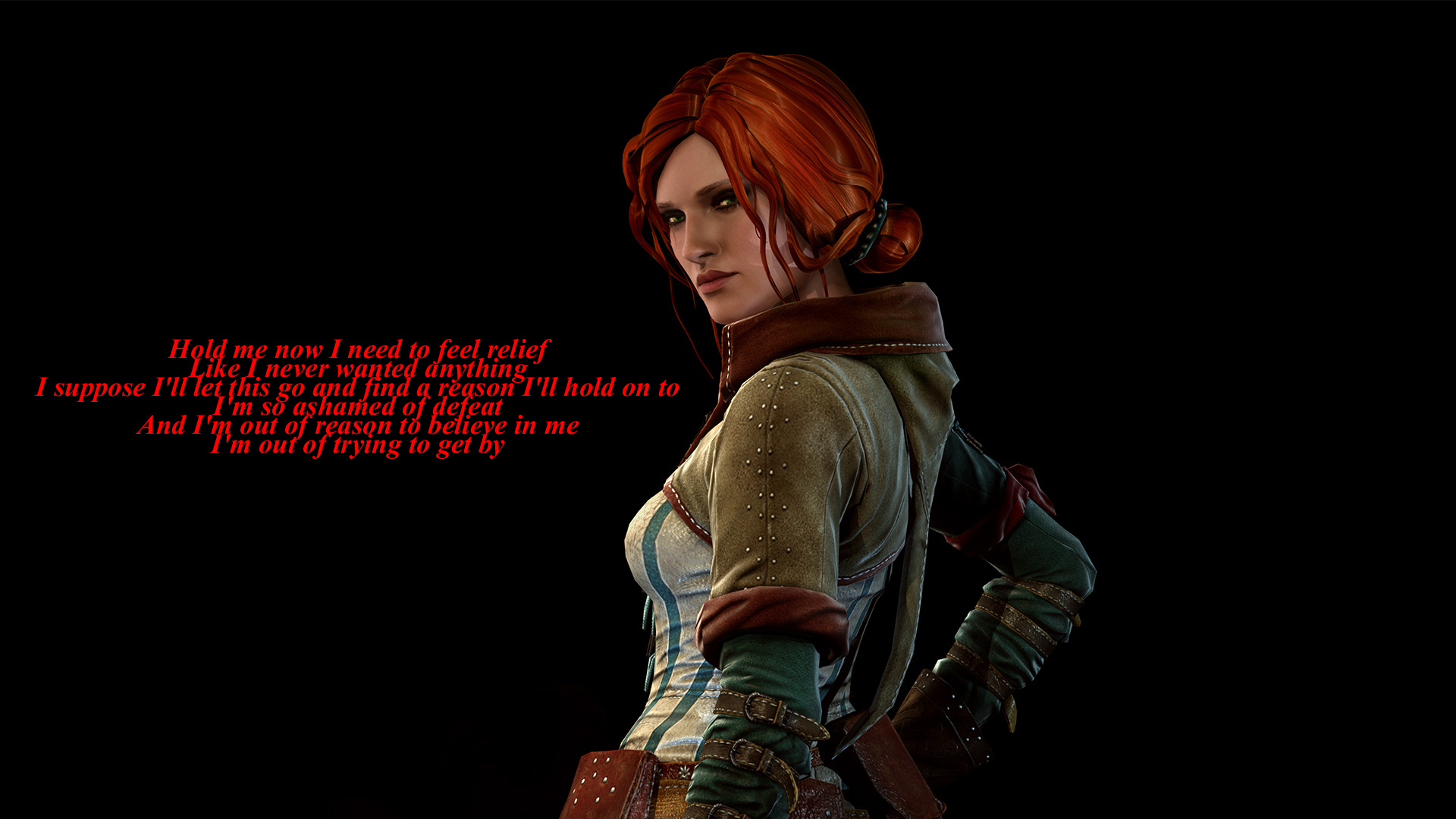 triss wallpaper,adventure game,pc game,fictional character,games,cg artwork