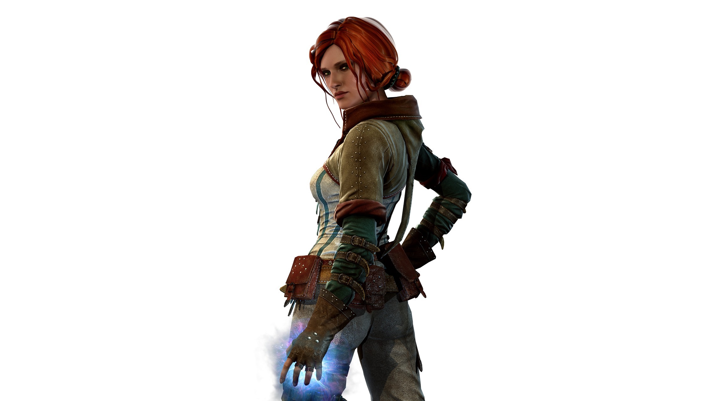 triss wallpaper,action figure,animation,fictional character,illustration,costume