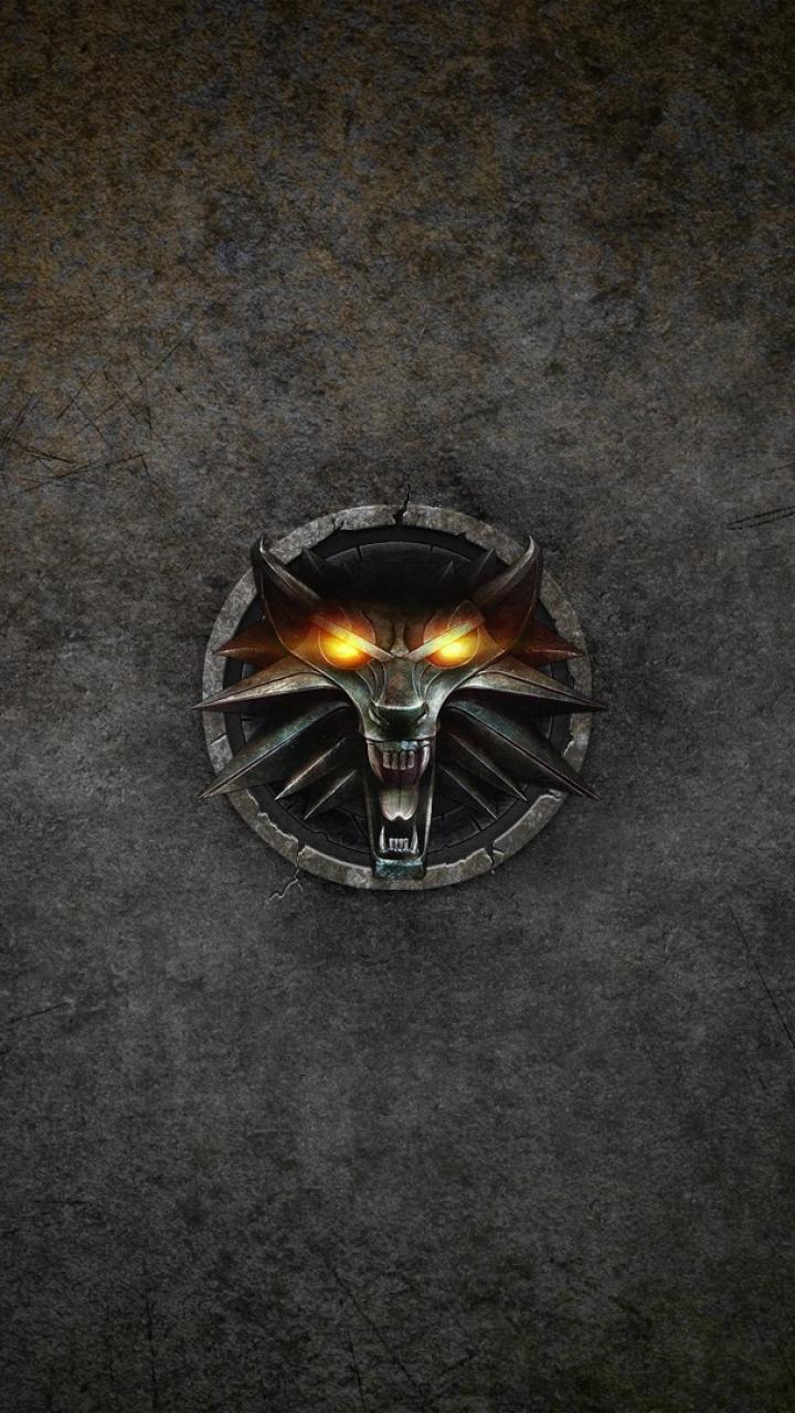 witcher mobile wallpaper,helmet,fictional character,batman,headgear,logo