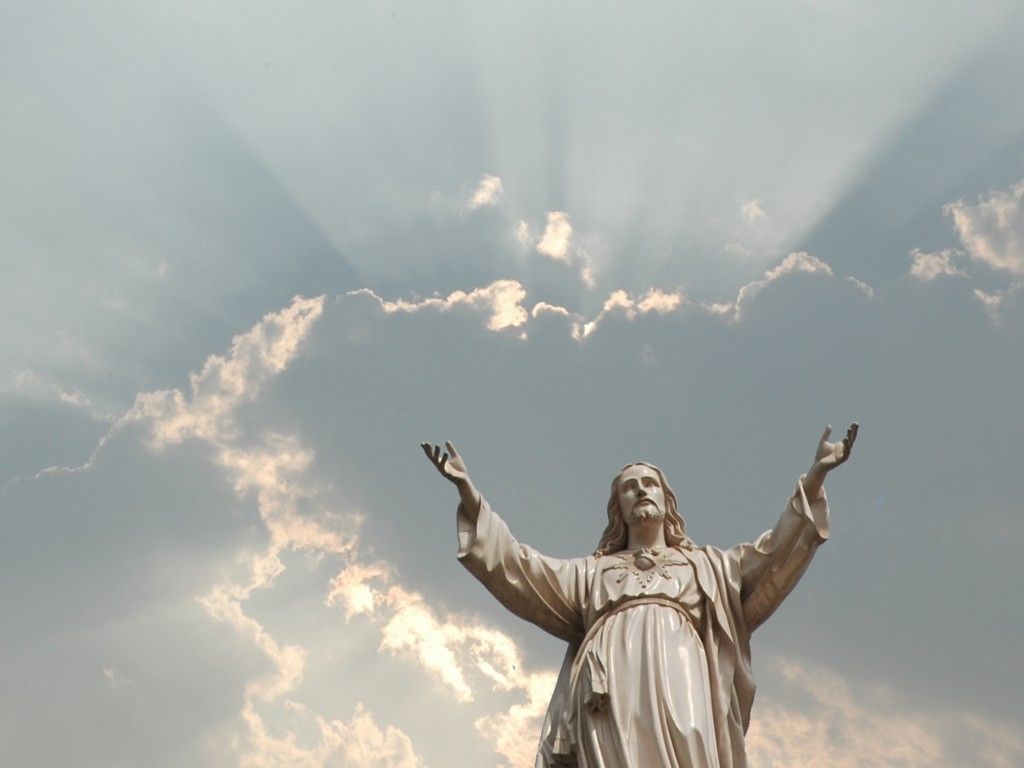 christ fonds d'écran,ciel,nuage,statue,atmosphère,la photographie