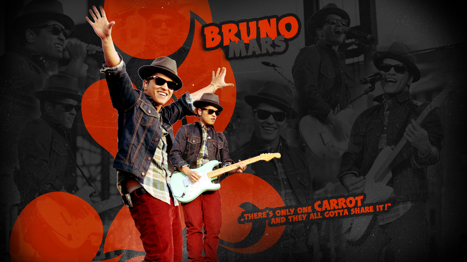 bruno mars wallpaper hd,musica,chitarrista,musicista,chitarra,strumento musicale