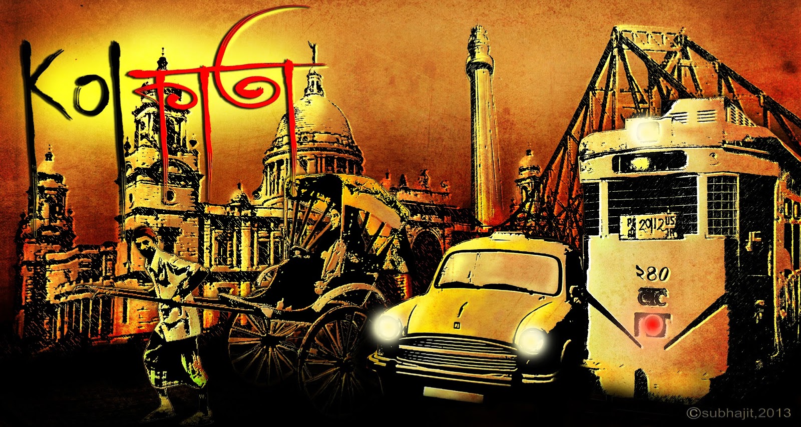 kolkata hd wallpaper,veicolo a motore,giallo,veicolo,auto,classico