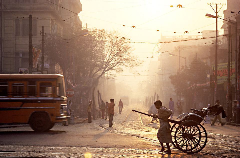 kolkata hd wallpaper,veicolo,risciò,carrello,luce del sole,inverno