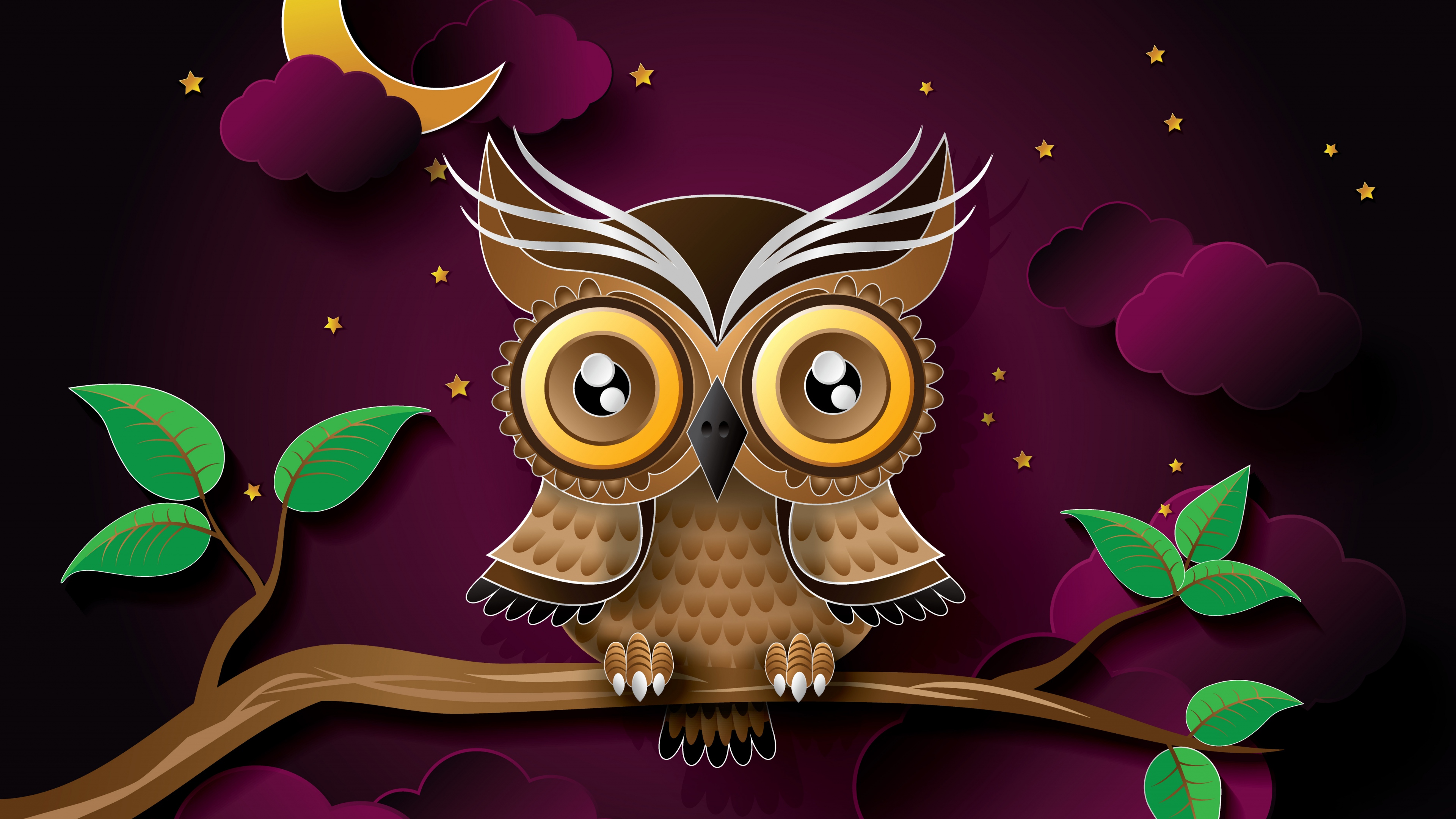 owl cartoon wallpaper,owl,bird of prey,illustration,cartoon,graphic design