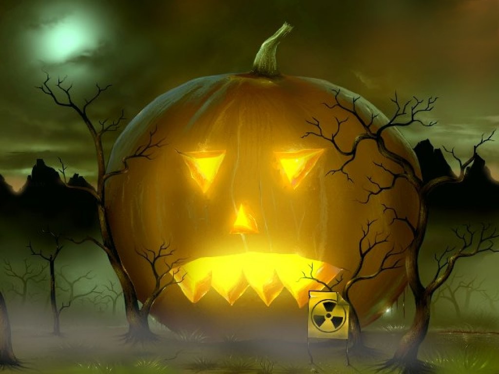 carta da parati cristiana 3d,giallo,calabaza,illustrazione,jack o lantern,zucca