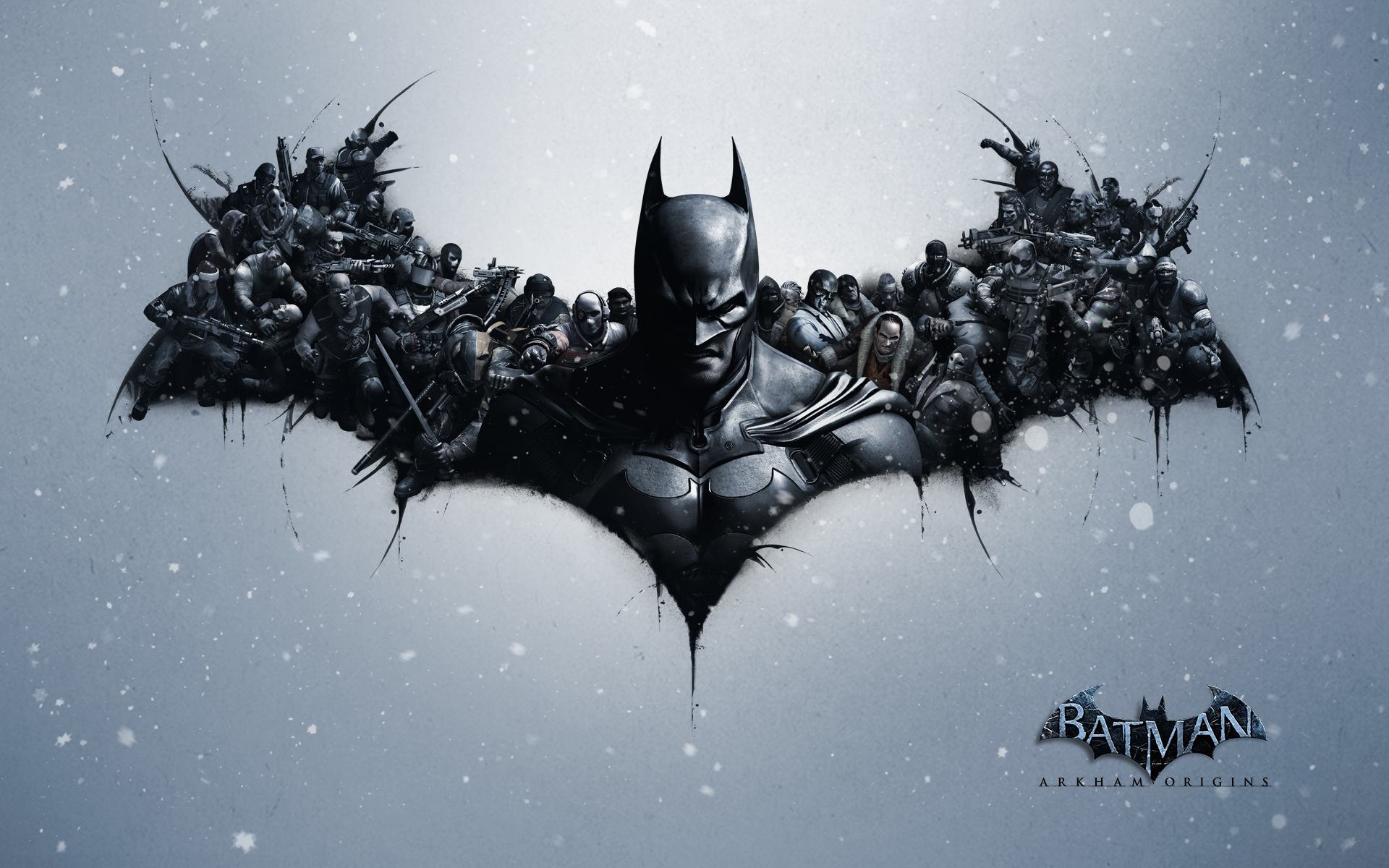 fond d'écran batman arkham origins,homme chauve souris,personnage fictif,ligue de justice,super héros,conception graphique