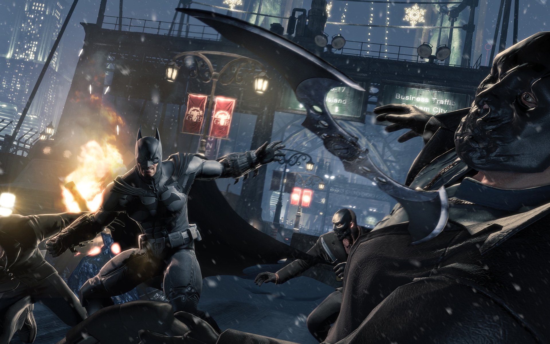 batman arkham ursprünge tapete,action adventure spiel,shooter spiel,computerspiel,erfundener charakter,batman