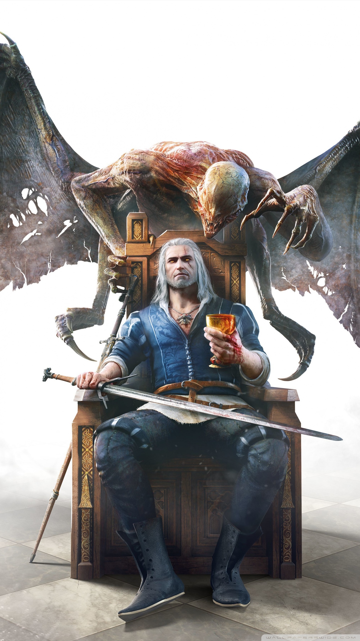 the witcher 3 blood and wine wallpaper,art,illustration,fictional character,sculpture,games