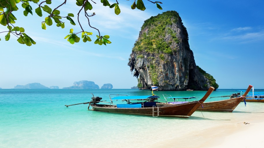 thailandia sfondi hd,natura,paesaggio naturale,trasporto per via d'acqua,barca a coda lunga,mare