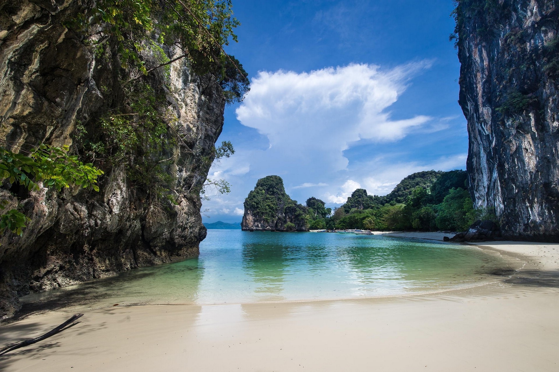 タイ壁紙hd,水域,自然,自然の風景,海,空