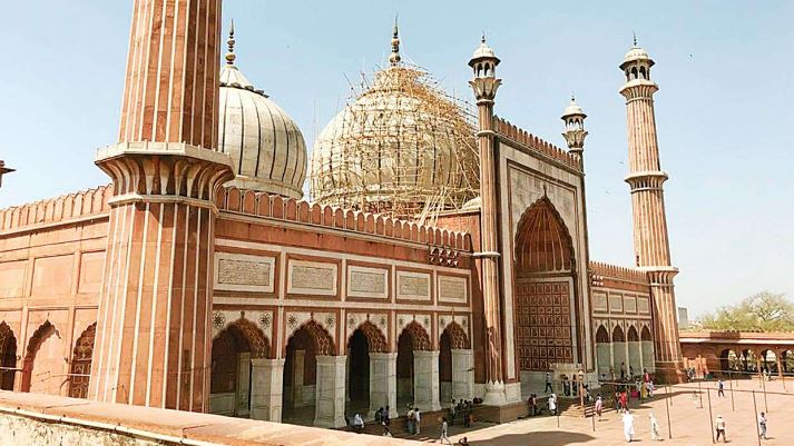 delhi ki jama masjid wallpaper,kuppel,klassische architektur,gebäude,anbetungsstätte,khanqah