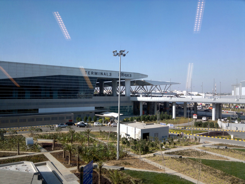 fonds d'écran de l'aéroport de delhi,stade,architecture,bâtiment,ciel,toit