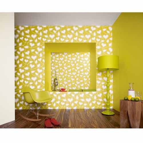 장식 인도 벽지,노랑,초록,주황색,생성물,벽