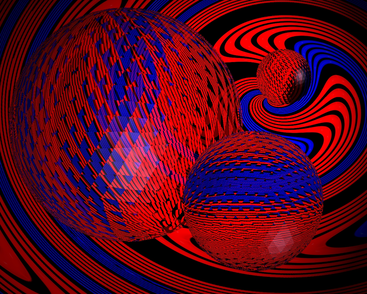 赤の3 dの壁紙,赤,青い,螺旋,パターン,サークル