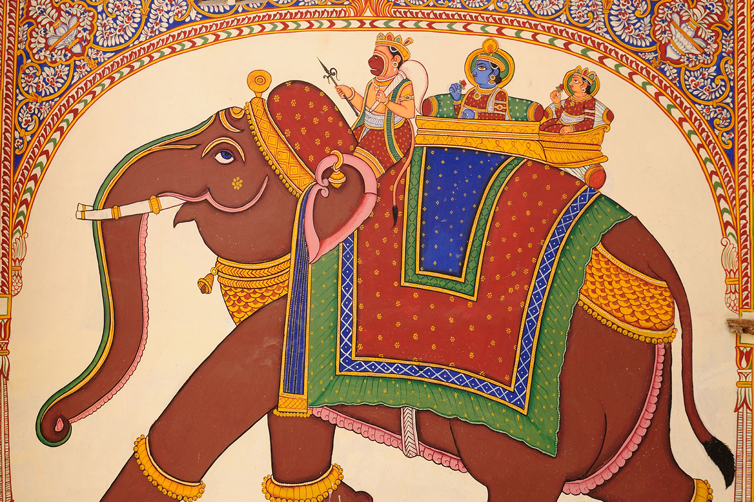 indisches design tapete,indischer elefant,elefanten und mammuts,elefant,kunst,illustration